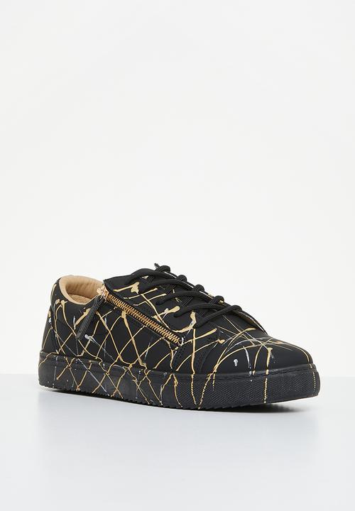 UrbanArt - Hydro 2 nubuck slip-on - black & gold