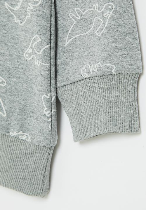Pop Candy - Dino sweatshirt - grey