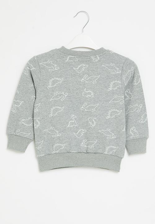 Pop Candy - Dino sweatshirt - grey