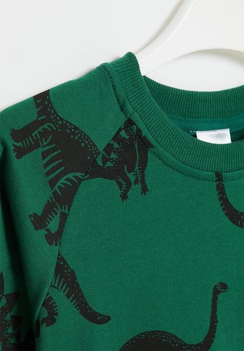 Pop Candy - Dino sweatshirt - green
