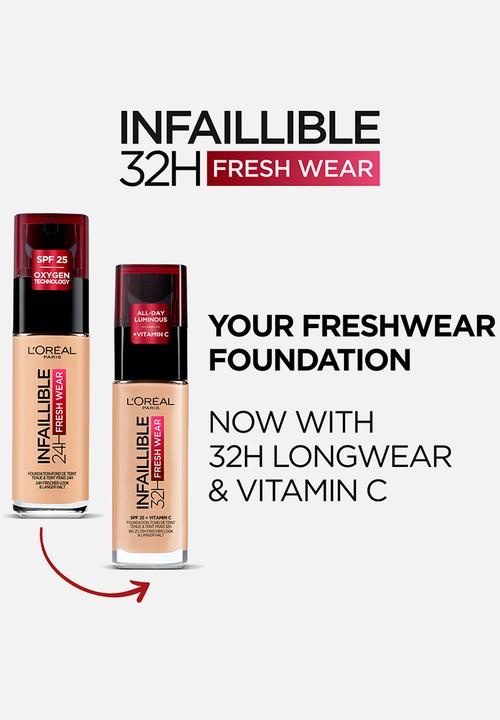 L'Oreal Paris - Infallible 32hr Fresh Wear Liquid Foundation - Vanilla