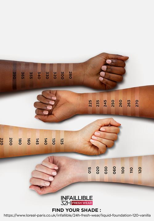 L'Oreal Paris - Infallible 32hr Fresh Wear Liquid Foundation - Golden Sand / Warm Dore