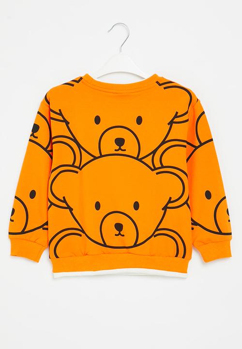Pop Candy - Bear sweatshirt - orange
