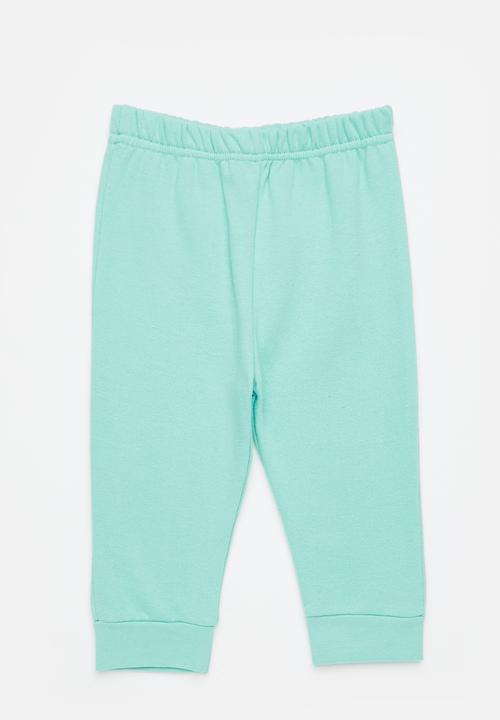 Superbalist - 2 Pack plain trackpant - oatmeal mel/mint