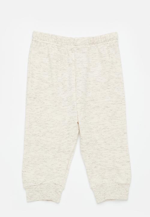 Superbalist - 2 Pack plain trackpant - oatmeal mel/mint