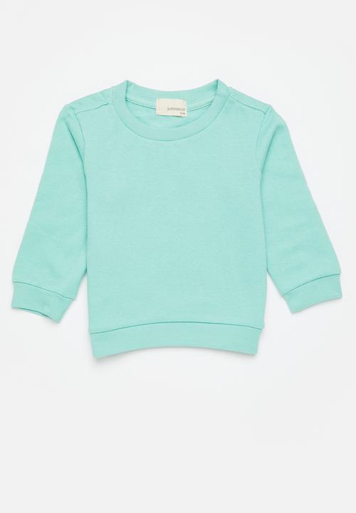 Superbalist - 2 pack plain sweatshirt - oatmeal/mint
