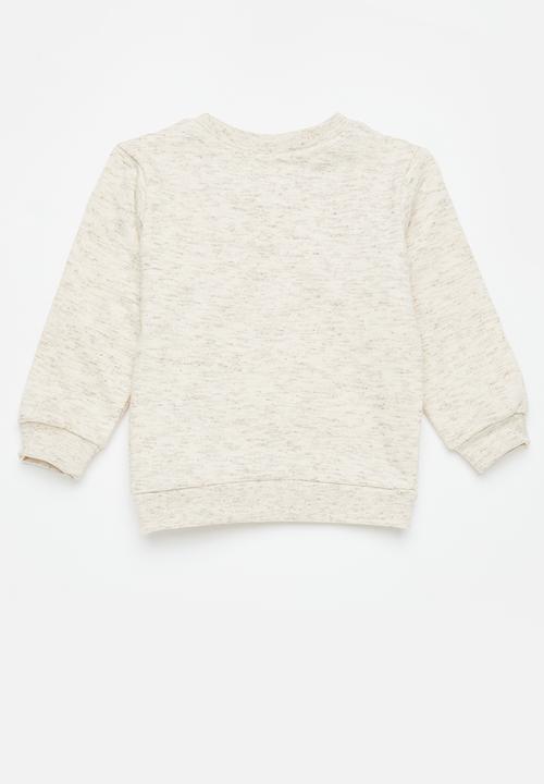 Superbalist - 2 pack plain sweatshirt - oatmeal/mint
