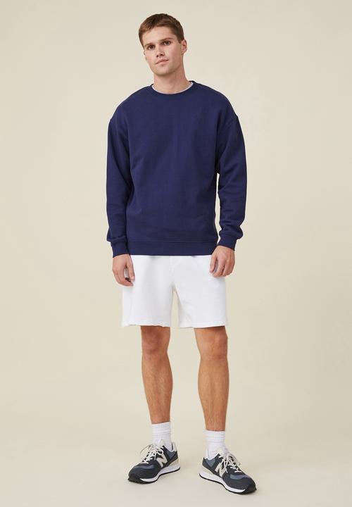 Cotton On - Pigment fleece short - white