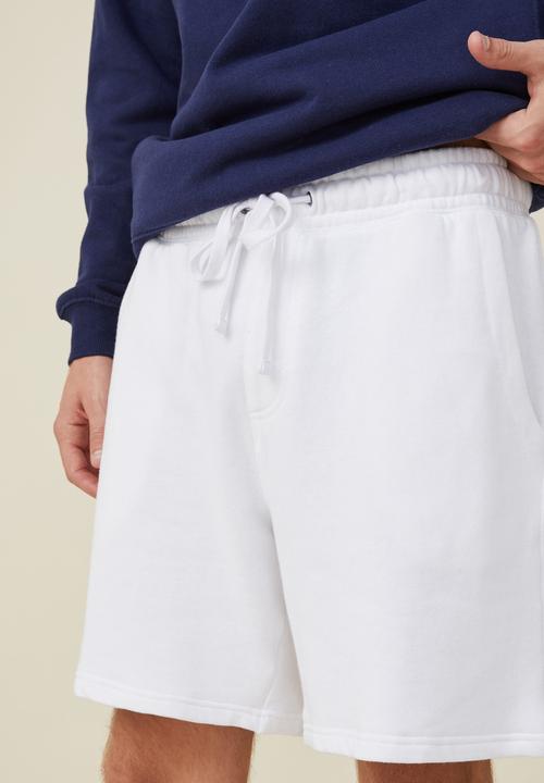 Cotton On - Pigment fleece short - white