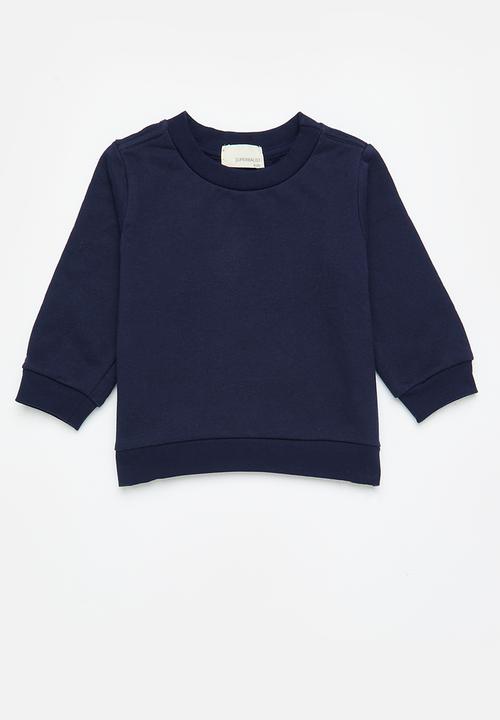 Superbalist - 2 pack plain sweatshirt - navy/light blue