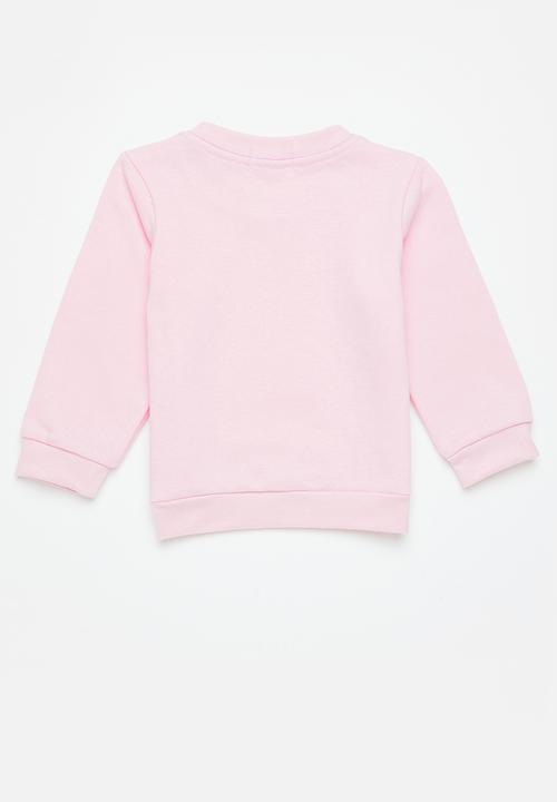 Superbalist - 2 pack plain sweatshirt - pink/ice melange