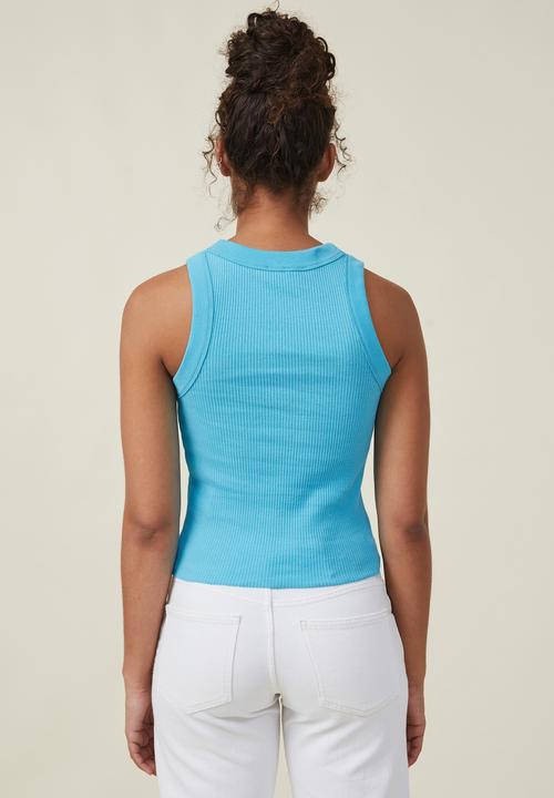 Cotton On - The 91 tank - cerulean blue
