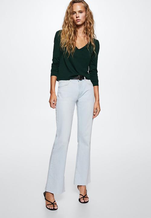 MANGO - T-shirt luna - dark green