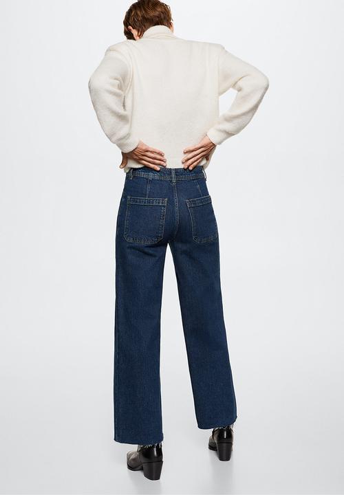 MANGO - Jeans catherin - mid blue