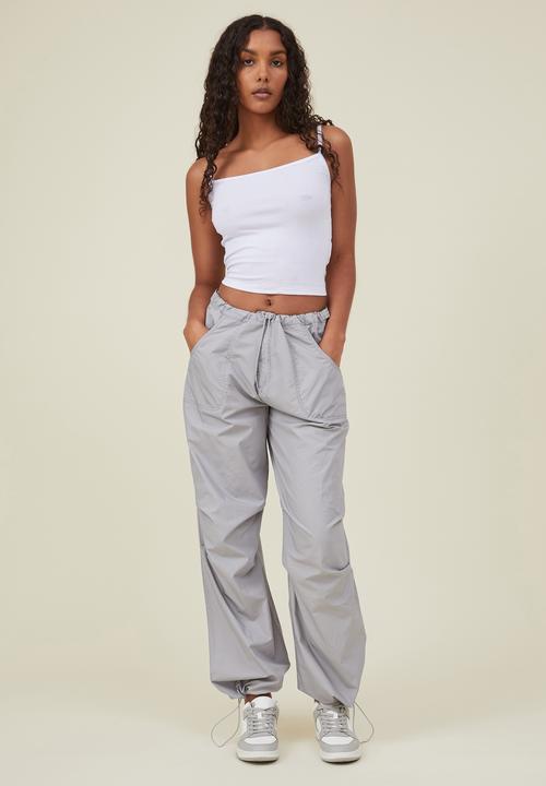 Cotton On - Jordan cargo pant - silver grey