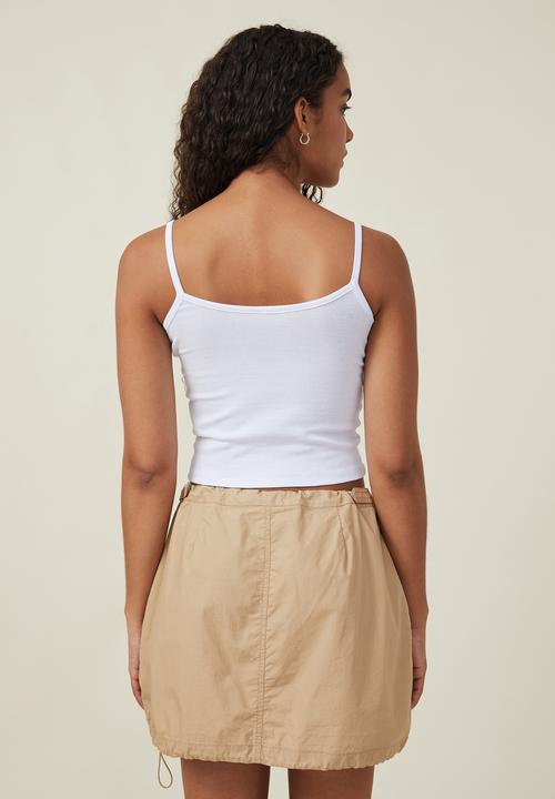 Cotton On - Jordan cargo mini skirt - sand
