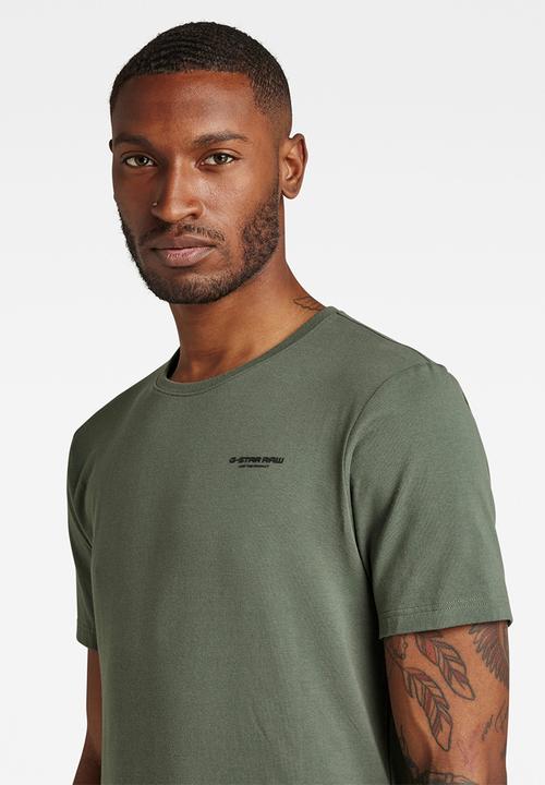G-STAR - Slim base T-shirt - light hunter