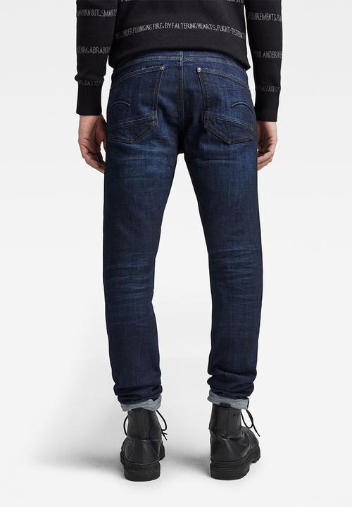 G-STAR - Revend fwd skinny - worn in dark sapphire restored