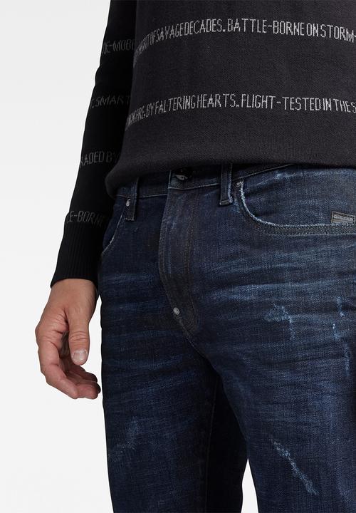 G-STAR - Revend fwd skinny - worn in dark sapphire restored