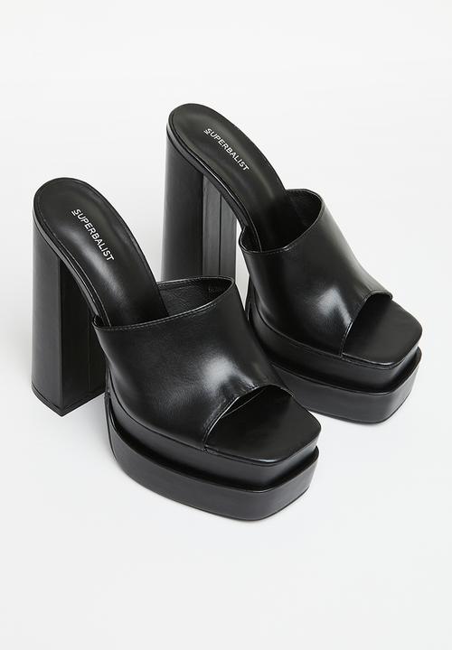 Superbalist - Elliana block heel - black