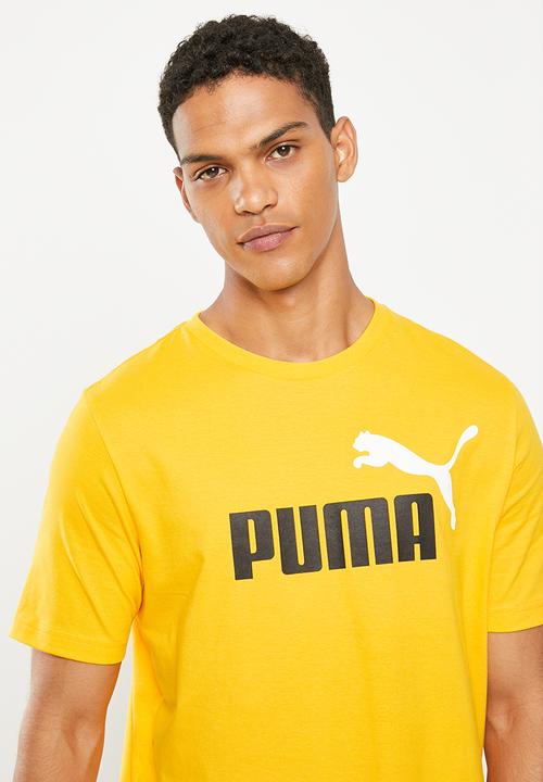 PUMA - Ess + 2 col logo tee - tangerine