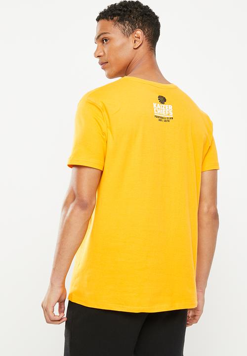 Kaizer Chiefs - Urban Edition - Collegiate letters T-shirt - kc gold 