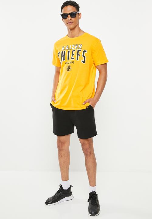 Kaizer Chiefs - Urban Edition - Collegiate letters T-shirt - kc gold 