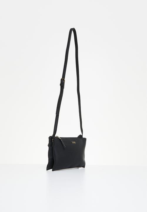 Roxy - Elephant teapot cross body bag - black