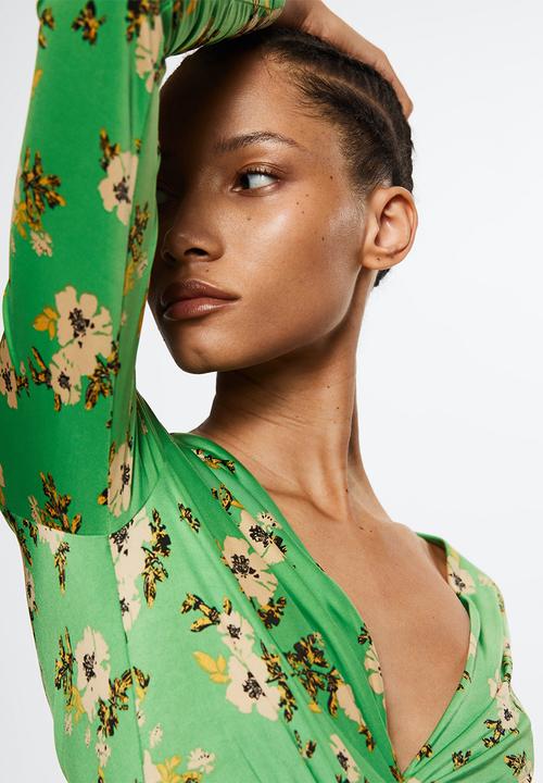 MANGO - Dress astrid - green
