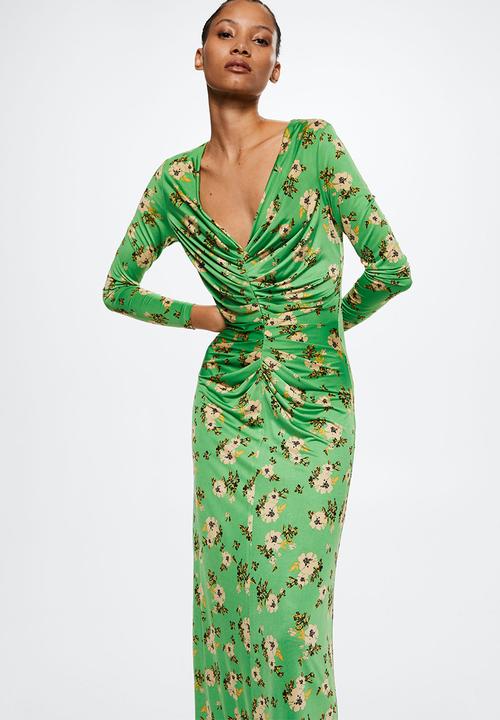 MANGO - Dress astrid - green