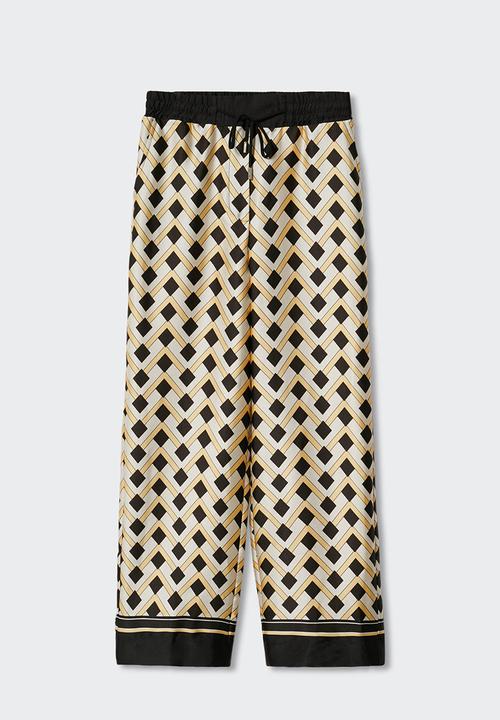 MANGO - Trousers nieves co-ord - yellow