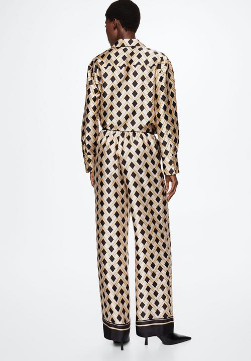 MANGO - Trousers nieves co-ord - yellow