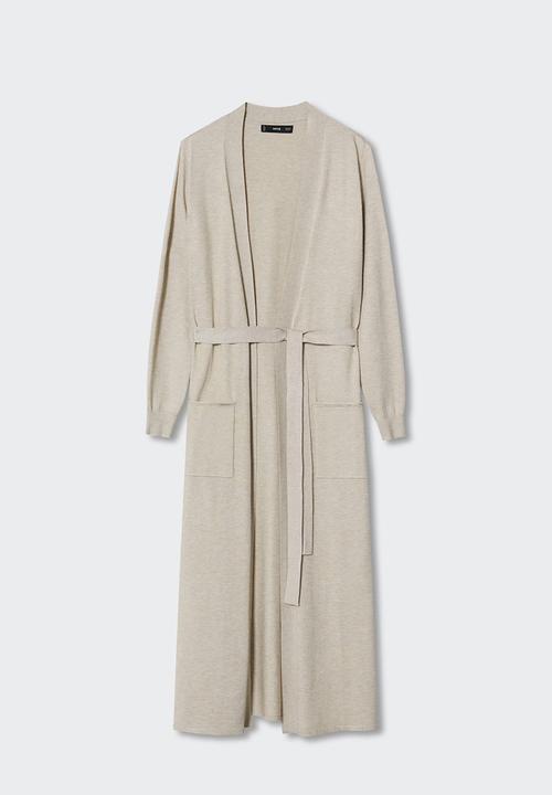 MANGO - Cardigan vieira - light pastel grey