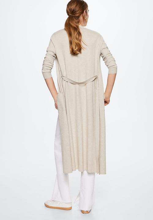 MANGO - Cardigan vieira - light pastel grey