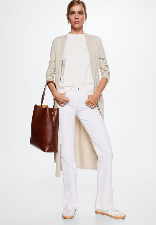 MANGO - Cardigan vieira - light pastel grey