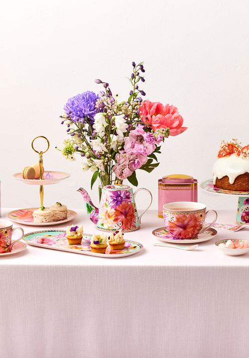 Maxwell & Williams - Dahlia daze - 2 tier candy/cupcake stand - pink