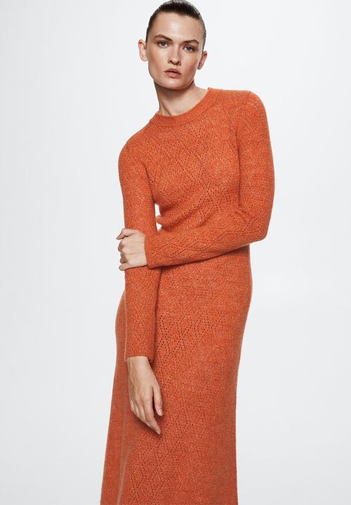 MANGO - Dress dante - orange