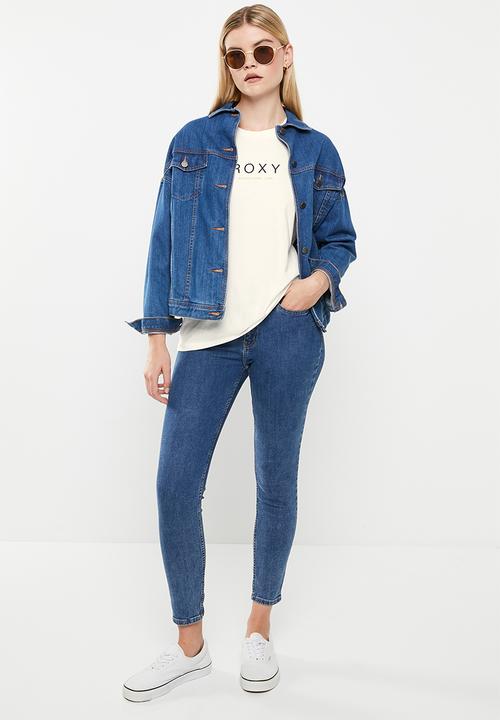 Roxy - Epic afternoon word tee - snow white