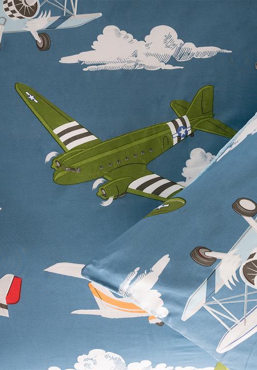 Linen House - Airplane action duvet cover set - multi