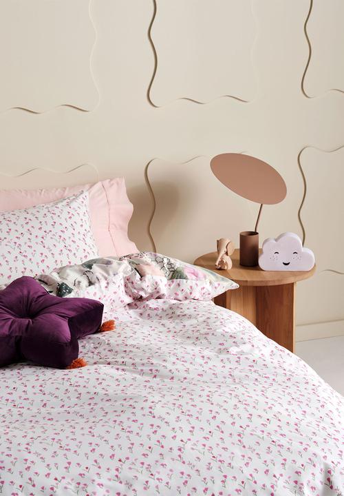 Linen House - Bunny tales duvet cover set - pink posy
