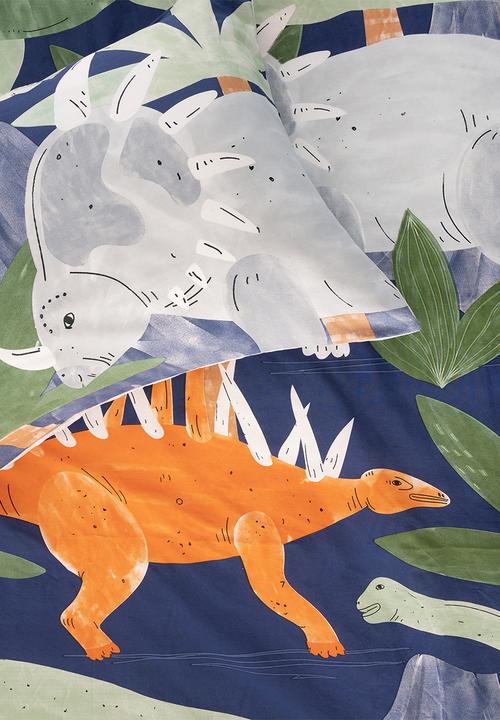 Linen House - Wild jurassic duvet cover set - multi