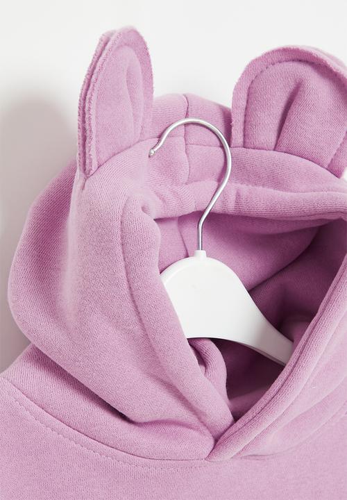 Pop Candy - Hooded sweatshirt with ears - purple