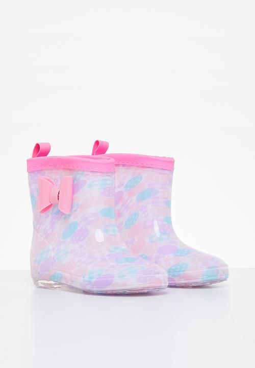 Pop Candy - Rain boots with bow - pink