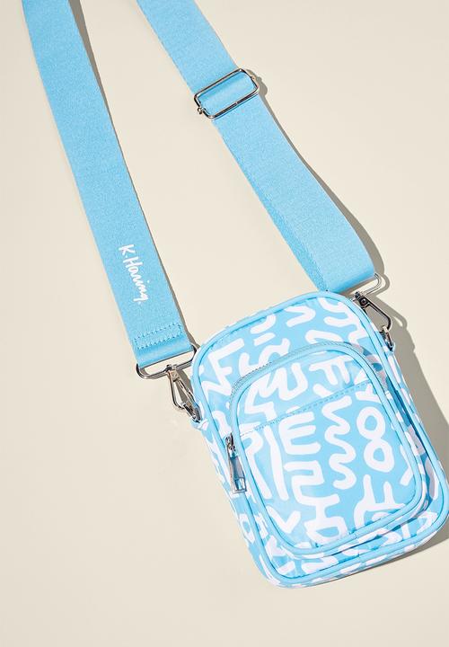 Rubi - Nellie camera cross body bag - lcn kei keith haring/blue