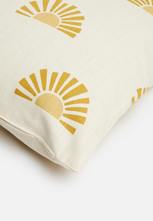 Sixth Floor - Solar cushion cover- yellow
