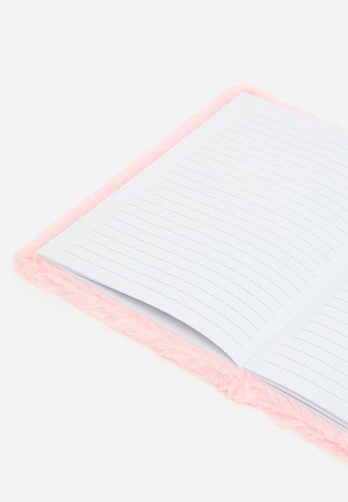 Pop Candy - Fluffy unicorn notebook - pink