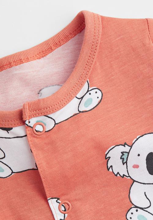 H&M - Patterned cotton pyjamas - orange/koalas 