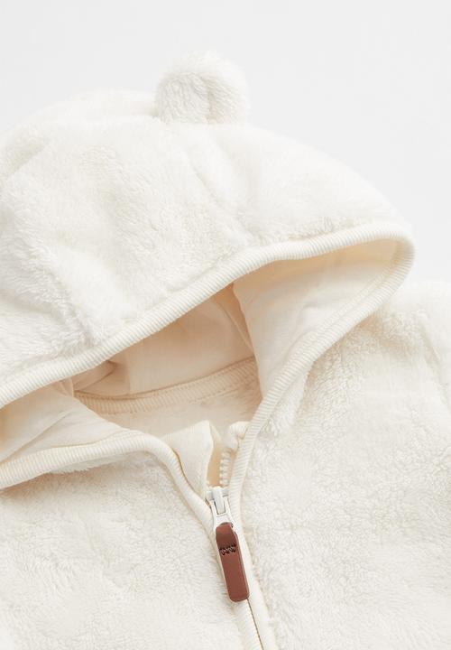 H&M - 2 Piece fleece set - white