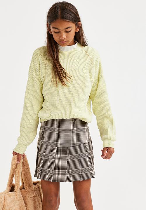 H&M - Knitted jumper - light green