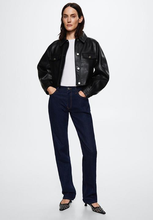 MANGO - Jacket masha - black